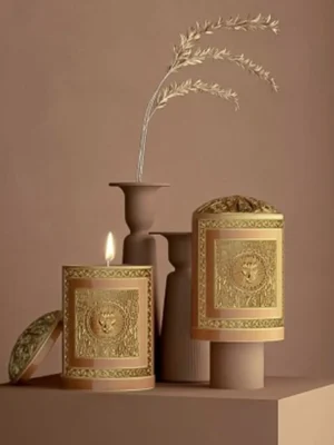 Alexandre.J Candle Set Sienna Ceramic Holder Spicy Cherry Candle 220 Grams