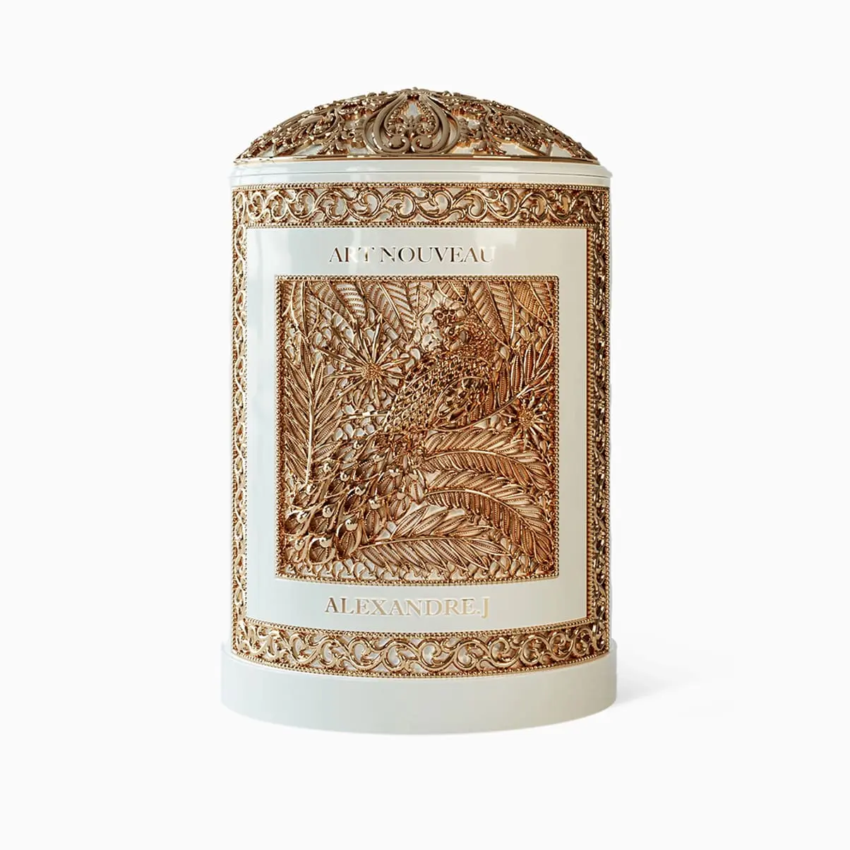 Alexandre.J Candle Set - White Ceramic Holder + White Pear Candle 220 Grams-2